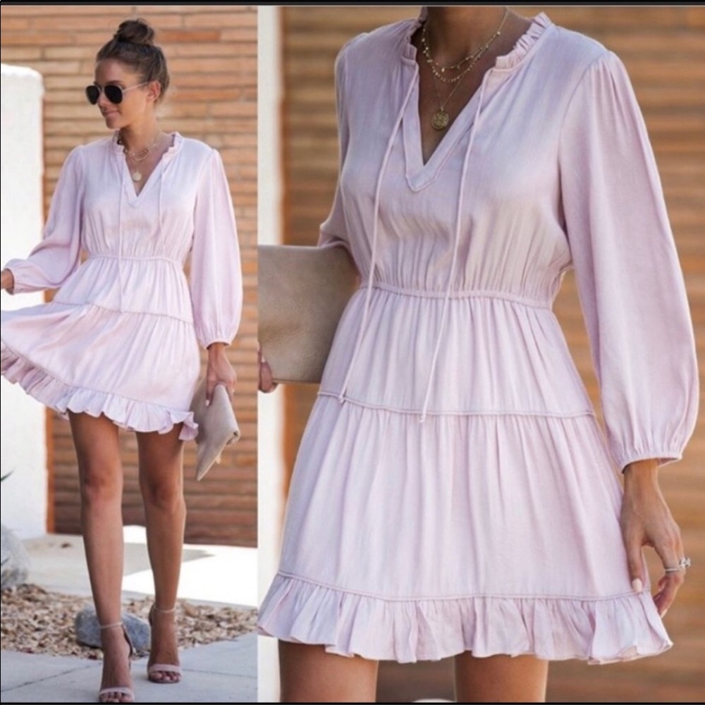 VICI DRESS NWT PINKY BLUSH SIZE M BOHO